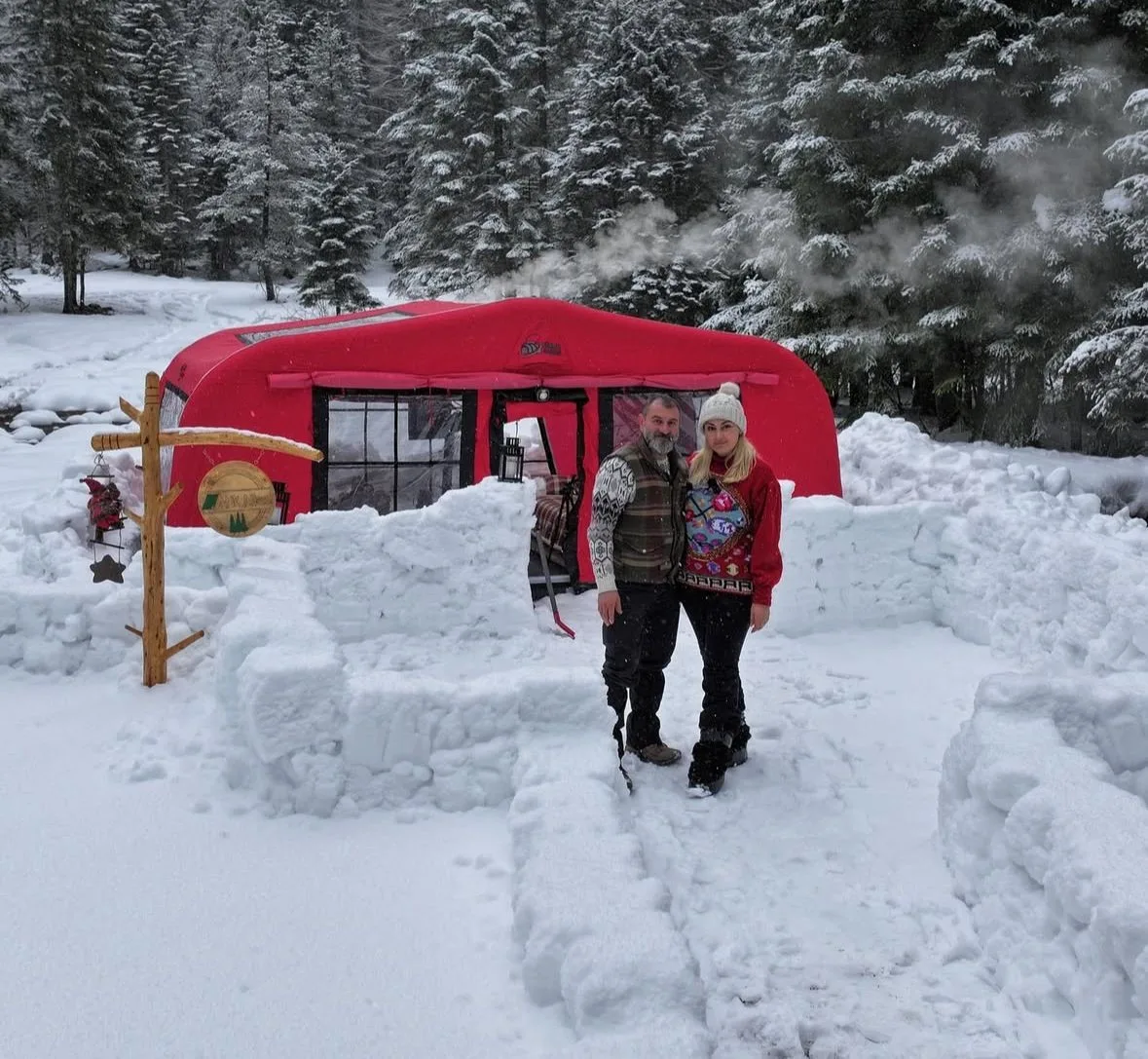 Bolu’da yaşayan ve sosyal medyada kamp videolarıyla tanınan Atik Ailesi’nden