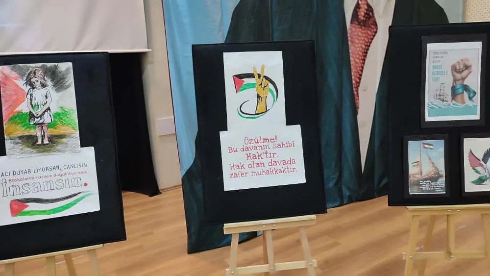 Filistin ve Gazze temalı farkındalık etkinlikleri kapsamında Ankara’da anma törenleri