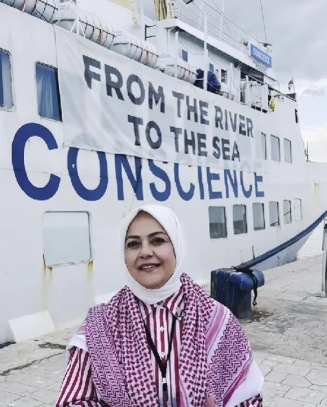 İsrail tarafından zulme uğrayan Filistinlilere destek olmak amacıyla Gazze’ye yolculuğuna