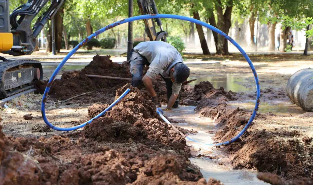 Diyarbakır Büyükşehir Belediyesi, tarihi Surların restorasyonu sırasında yıpranan yeşil alanlarda