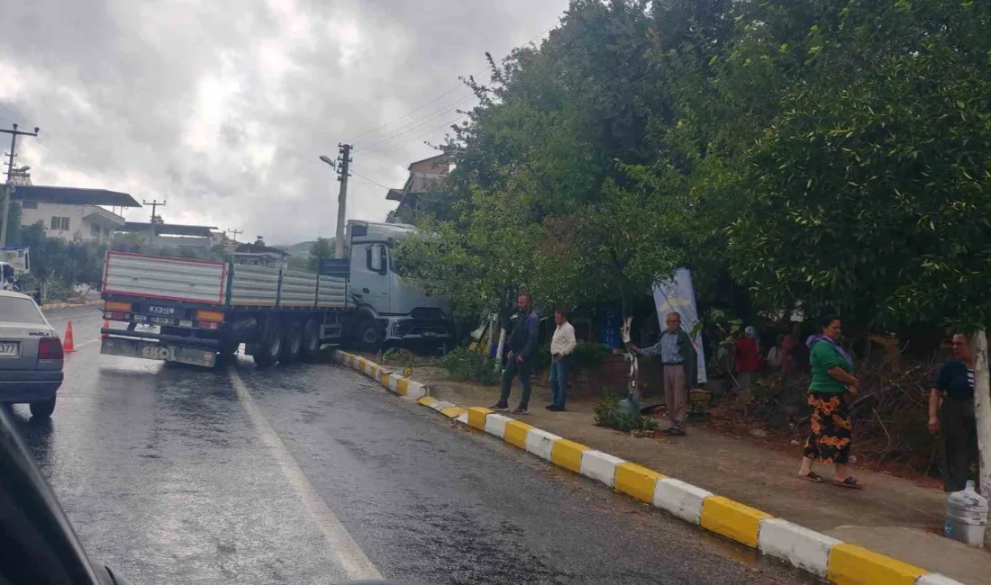 Aydın’ın Bozdoğan ilçesinde meydana gelen trafik kazasında sürücüsünün direksiyon hakimiyetini