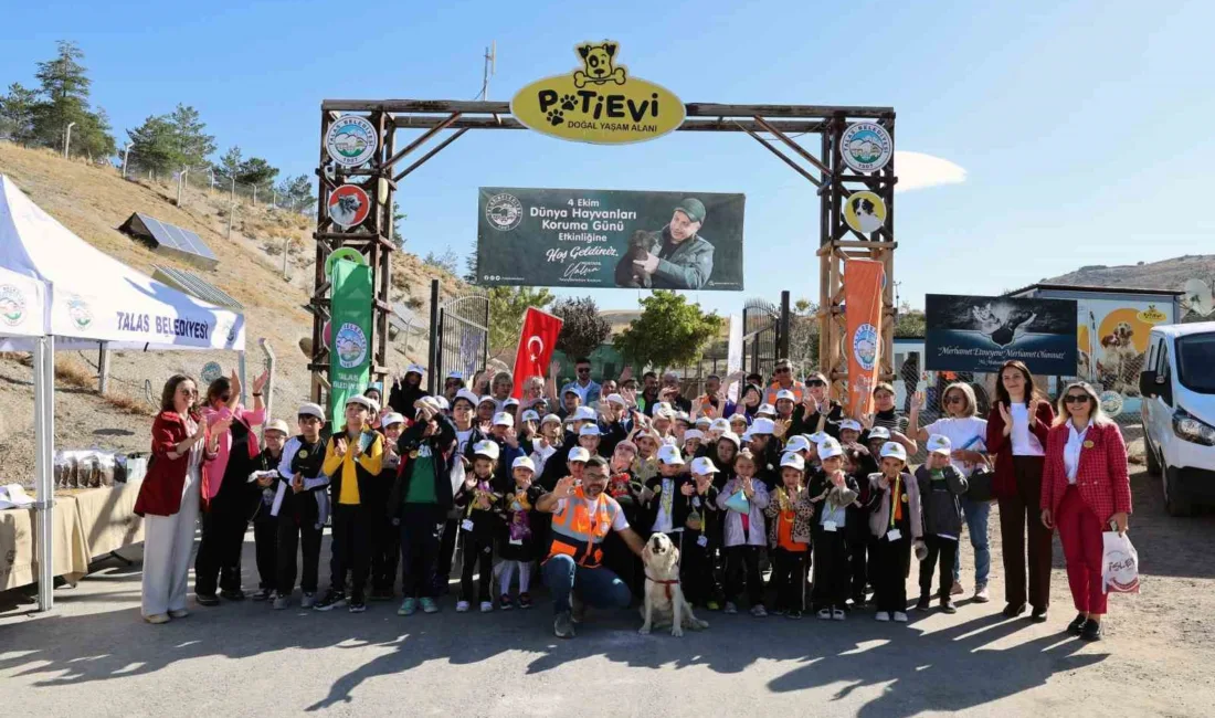 4 Ekim Dünya Hayvanları Koruma Günü dolayısıyla Talas Belediyesi Patievi