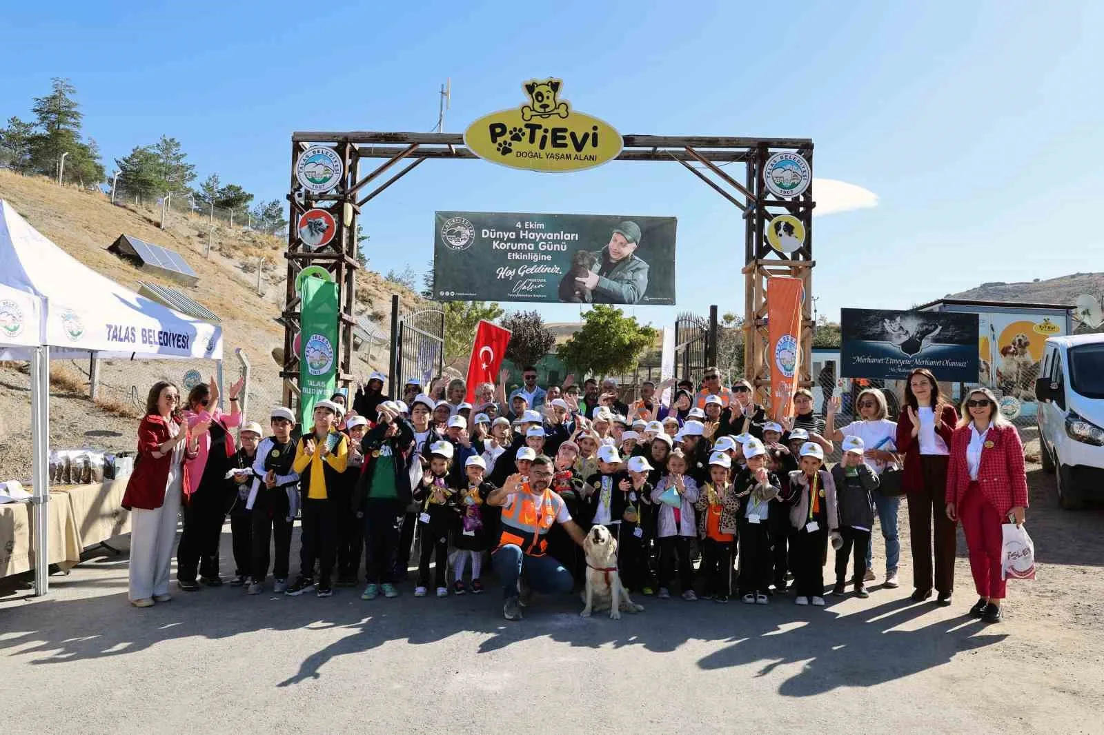 4 Ekim Dünya Hayvanları Koruma Günü dolayısıyla Talas Belediyesi Patievi