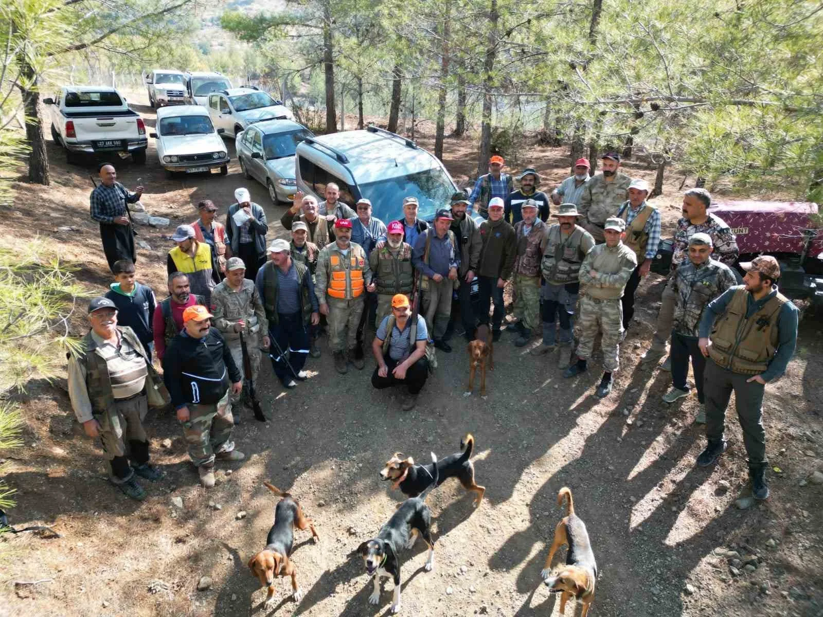 Gaziantep’te yaban domuzu popülasyonunun arttığı gerekçesiyle kırsal mahallelerde sürek avı