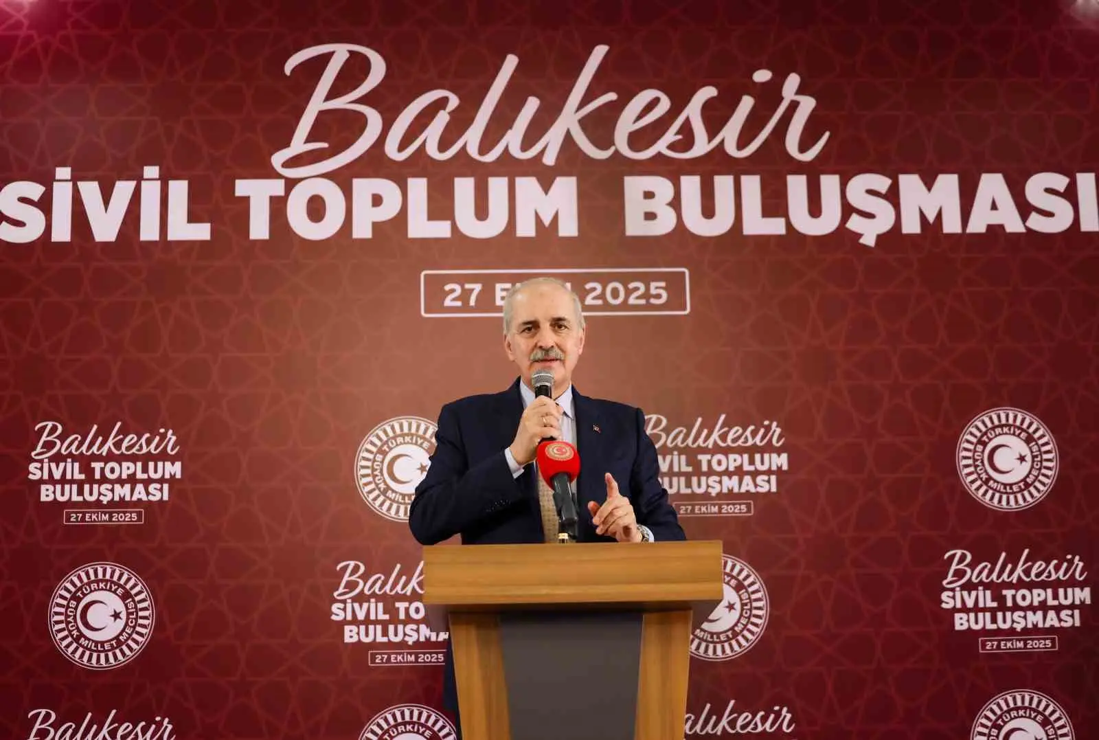 Türkiye Büyük Millet Meclisi (TBMM) Başkanı Numan Kurtulmuş, Balıkesir’de sivil