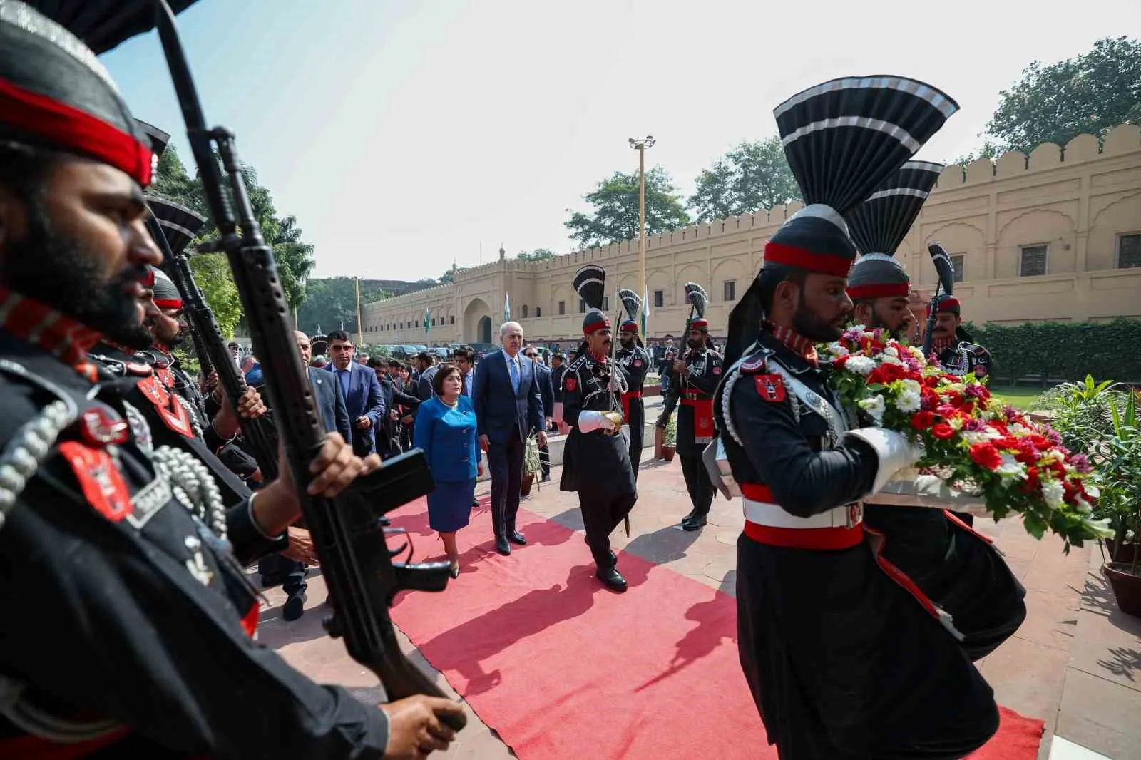 Türkiye Büyük Millet Meclisi (TBMM) Başkanı Numan Kurtulmuş, resmi ziyarette