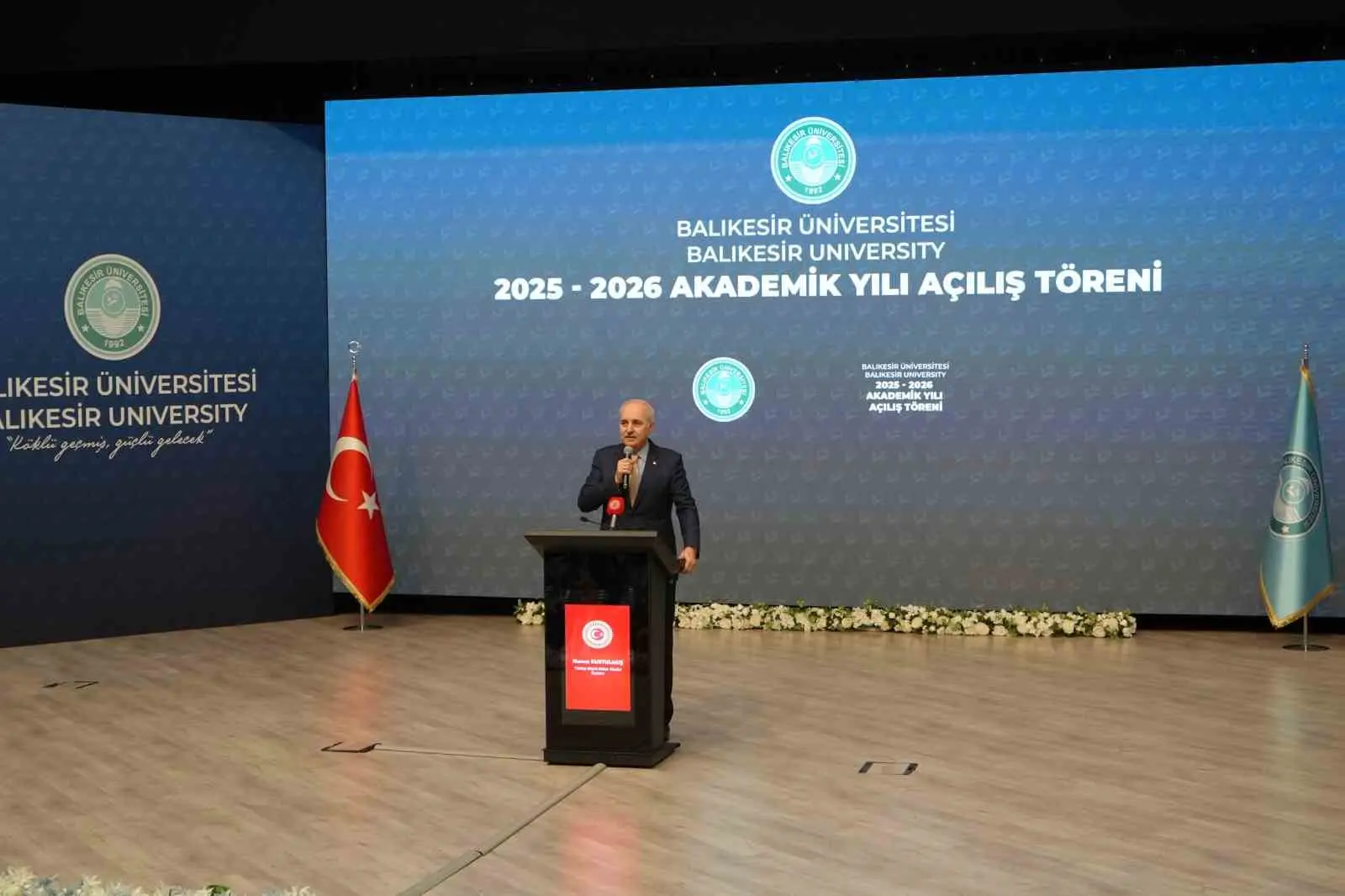 Türkiye Büyük Millet Meclisi Başkanı (TBMM) Numan Kurtulmuş, Balıkesir Üniversitesi’nde
