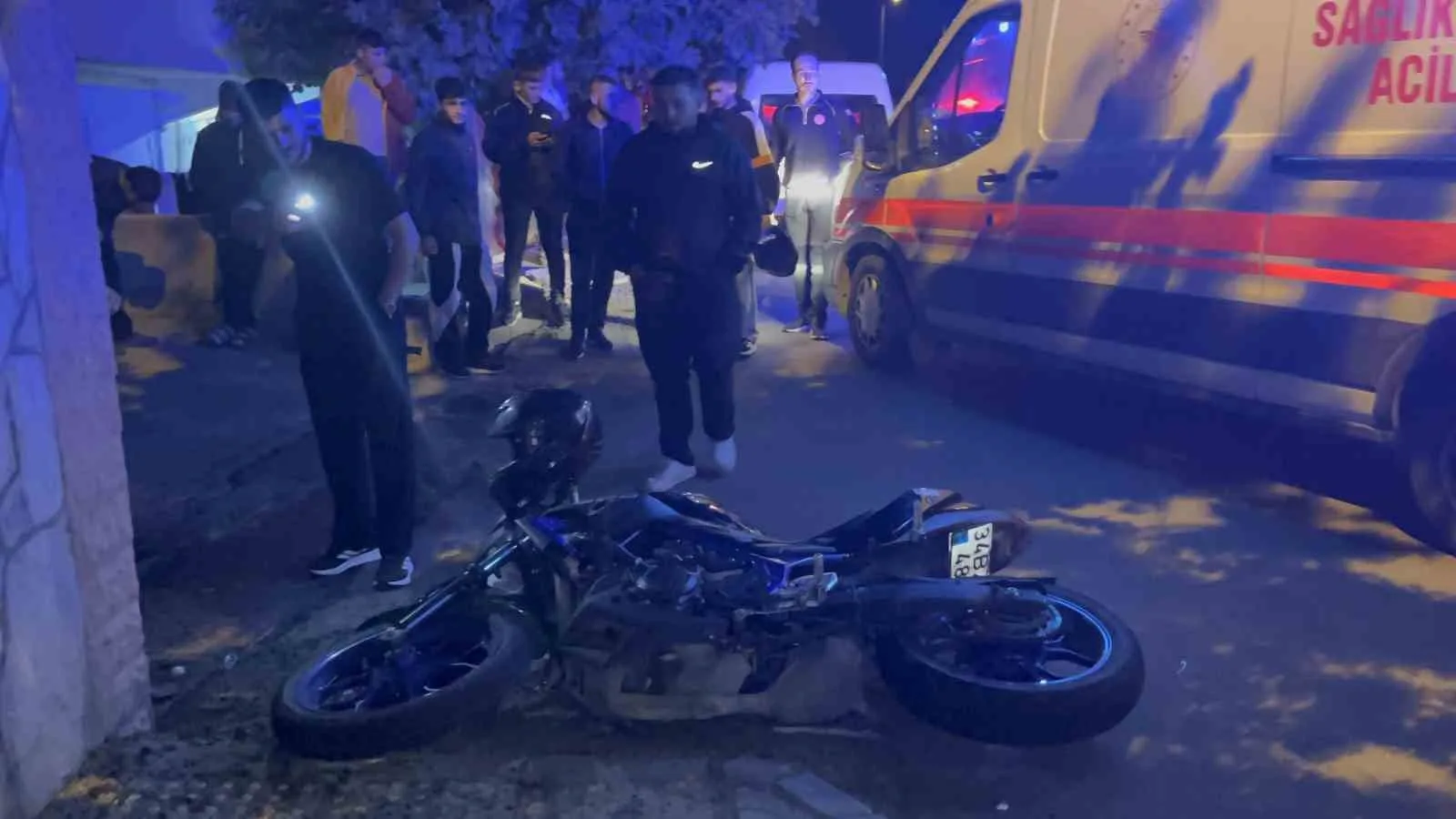 Tekirdağ’ın Ergene ilçesinde polisin ‘dur’ ihtarına uymadığı motosikletlinin kaçması üzerine