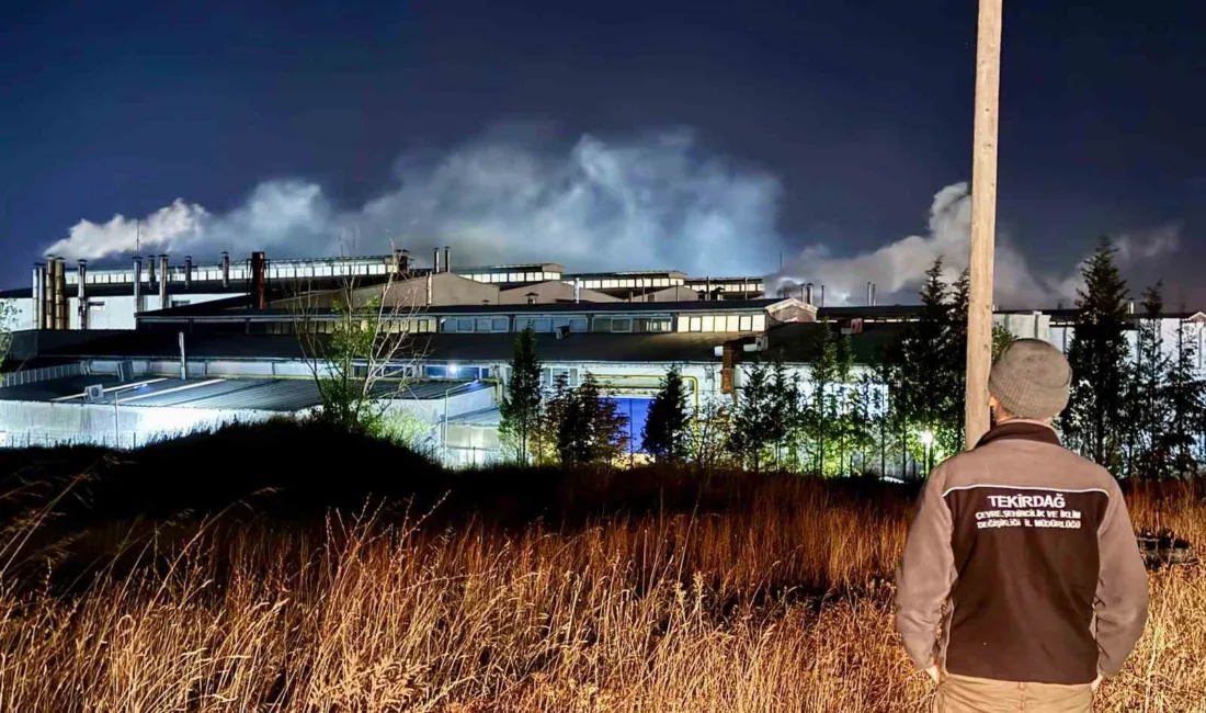 Tekirdağ’ın Ergene ve Çorlu ilçelerinde sanayi tesislerinde gece saatlerinde emisyon