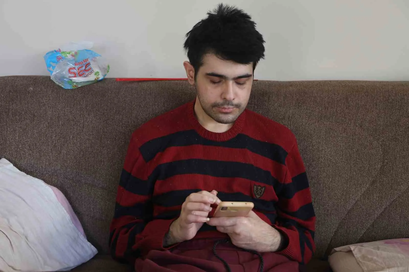 Hatay’da uzun bir aranın ardından duş alıp, tıraş olan ve