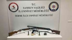 Samsun İl Emniyet Müdürlüğü ekiplerince Terme ilçesinde yapılan geniş kapsamlı