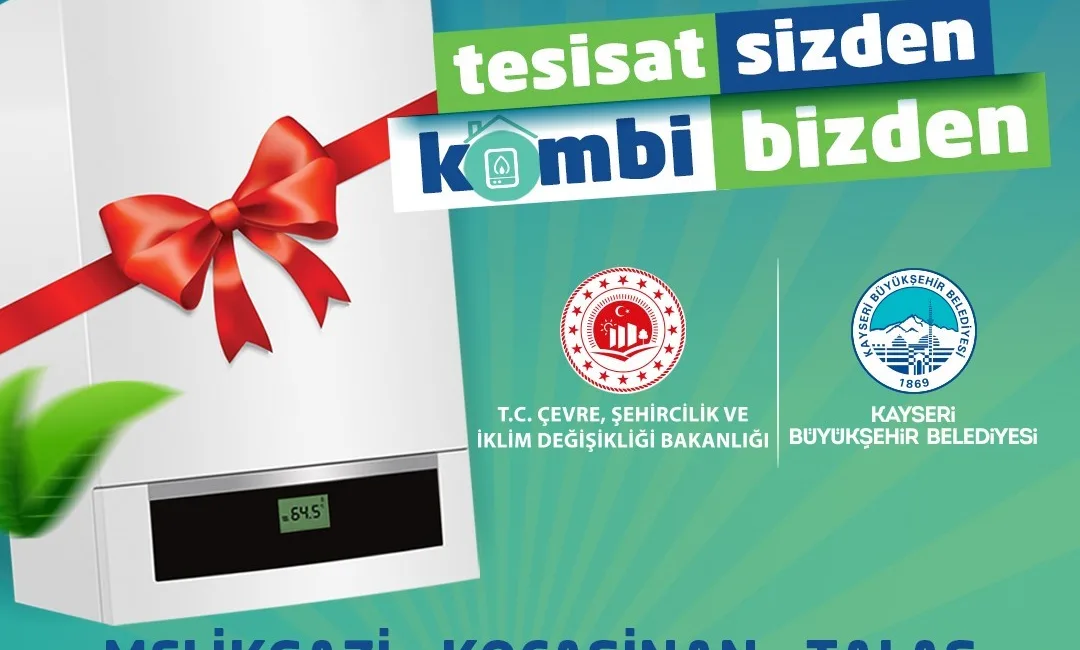 Kayseri Büyükşehir Belediyesi; çevre kirliliğini azaltmaya yönelik devam eden ’Tesisat