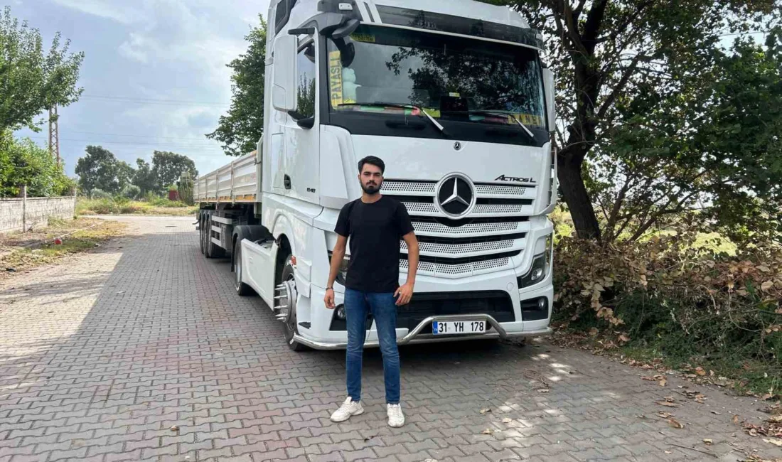 Hatay’da tır şoförlüğü yapan Caner Çevik, ikinci kez baba olmanın