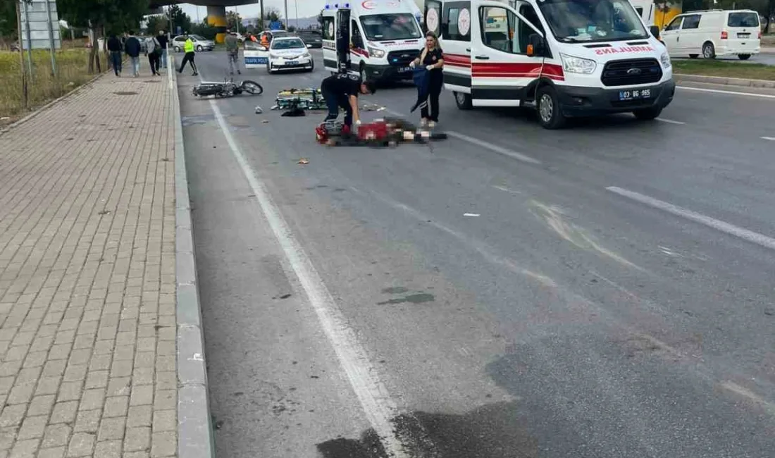Afyonkarahisar’da tırın çarptığı motosikletteki 2 genç hayatını kaybetti. Kaza, Konya
