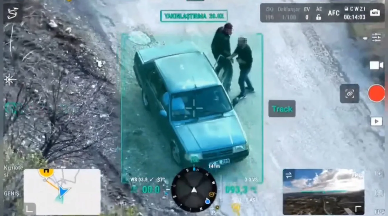 Tokat İl Jandarma Komutanlığı ekiplerinin yaptığı yol denetiminde sürücünün ilginç