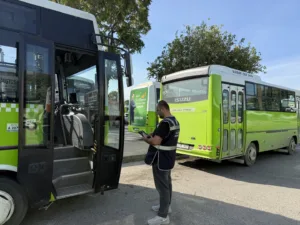 Kocaeli Büyükşehir Belediyesi, toplu taşımada vatandaşların güvenliği ve konforu için