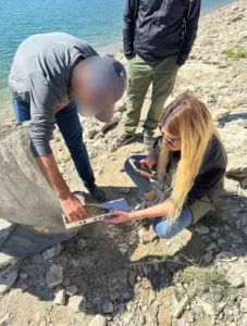 Tunceli’de 2 kişiye yasak olan tırıvırı ağ ile balık tutmaktan,