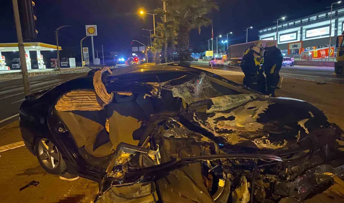Manisa’nın Turgutlu ilçesinde tır ile otomobilin çarpıştığı kazada 1 kişi