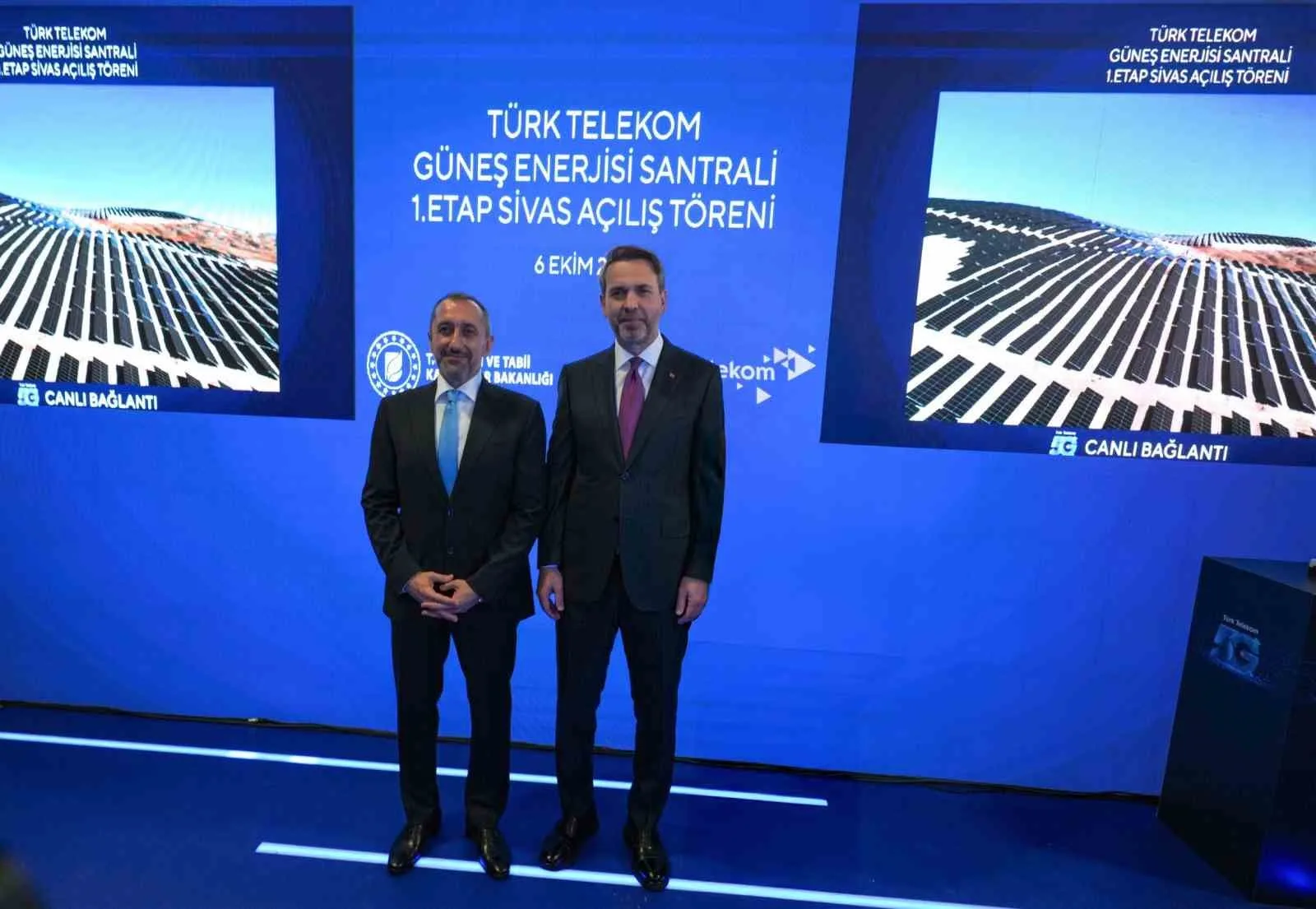 Türk Telekom’un sürdürülebilirlik vizyonu doğrultusunda hayata geçirdiği Sivas’taki Güneş Enerjisi