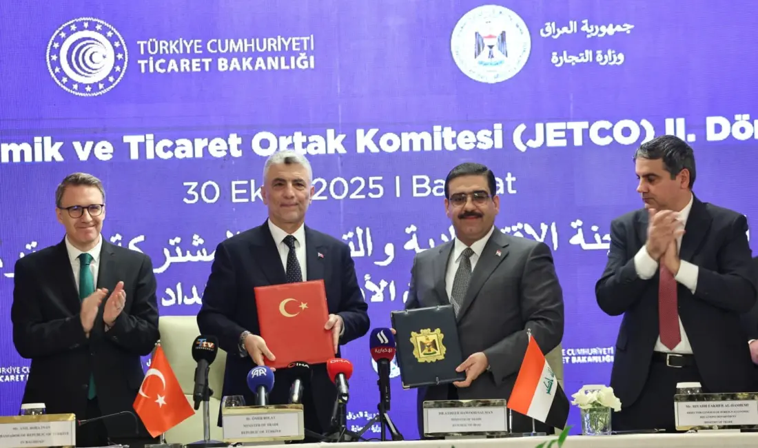 Türkiye ile Irak arasında “JETCO 2. Dönem Protokolü ve Fuarcılık
