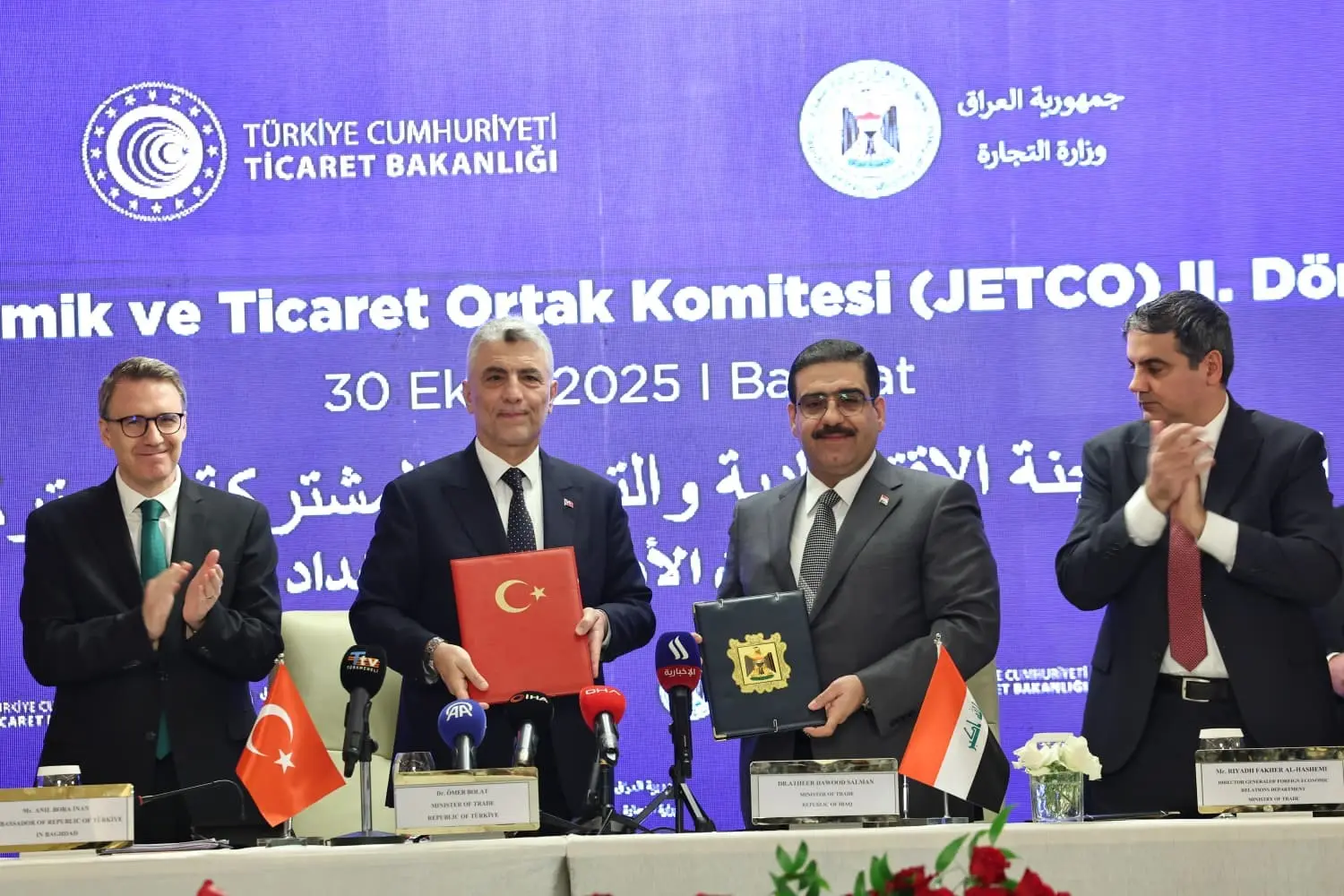 Türkiye ile Irak arasında “JETCO 2. Dönem Protokolü ve Fuarcılık
