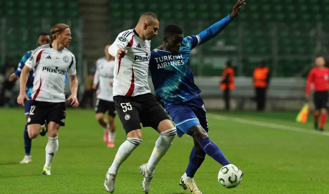 UEFA Konferans Ligi maçında Samsunspor, deplasmanda Polonya ekibi Legia Varşova