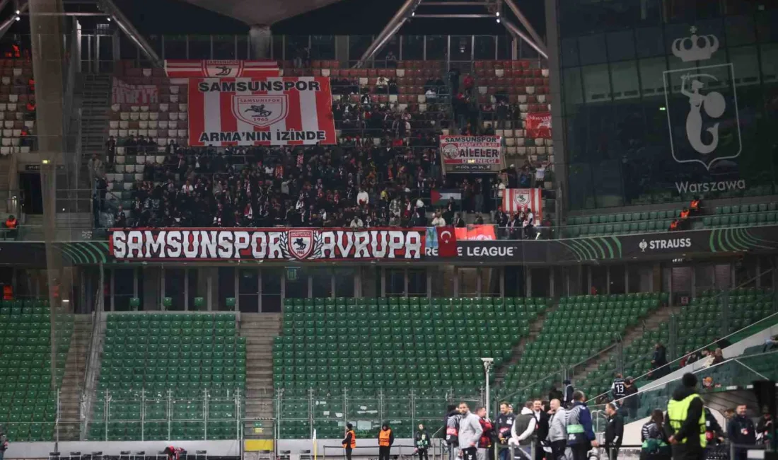 UEFA Konferans Ligi’nin ilk haftasında Samsunspor, deplasmanda Polonya ekibi Legia