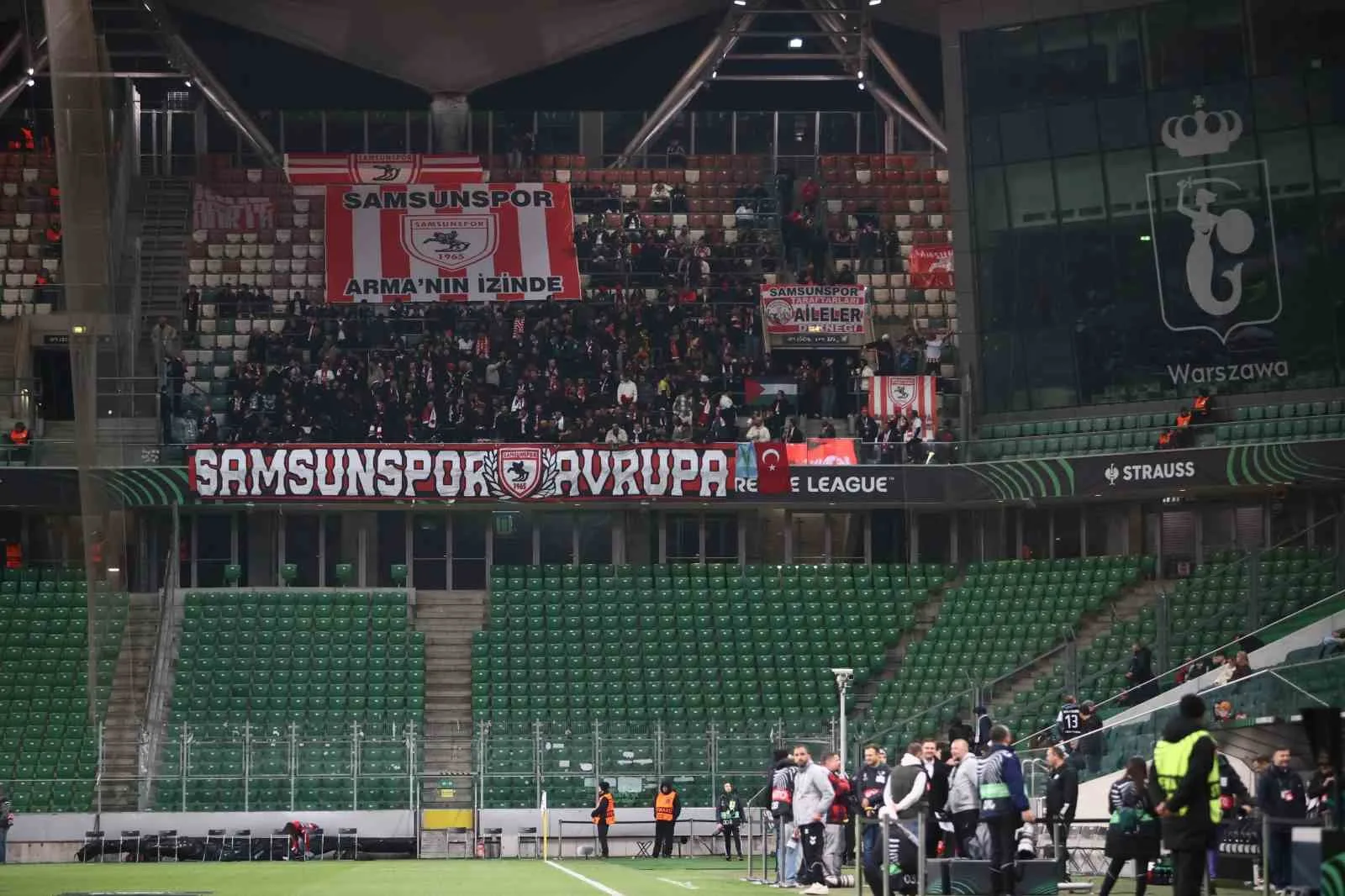 UEFA Konferans Ligi’nin ilk haftasında Samsunspor, deplasmanda Polonya ekibi Legia