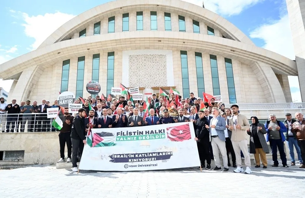 Uşak Üniversitesi’nde Gazze ve Filistin halkı için özel bir dua
