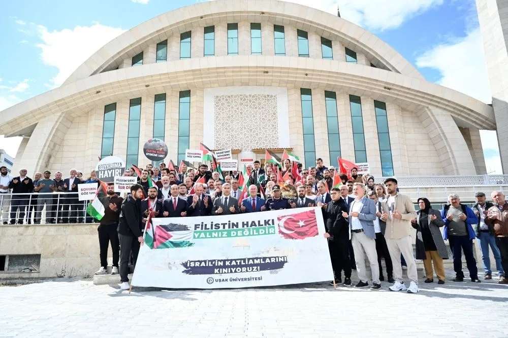 Uşak Üniversitesi’nde Gazze ve Filistin halkı için özel bir dua