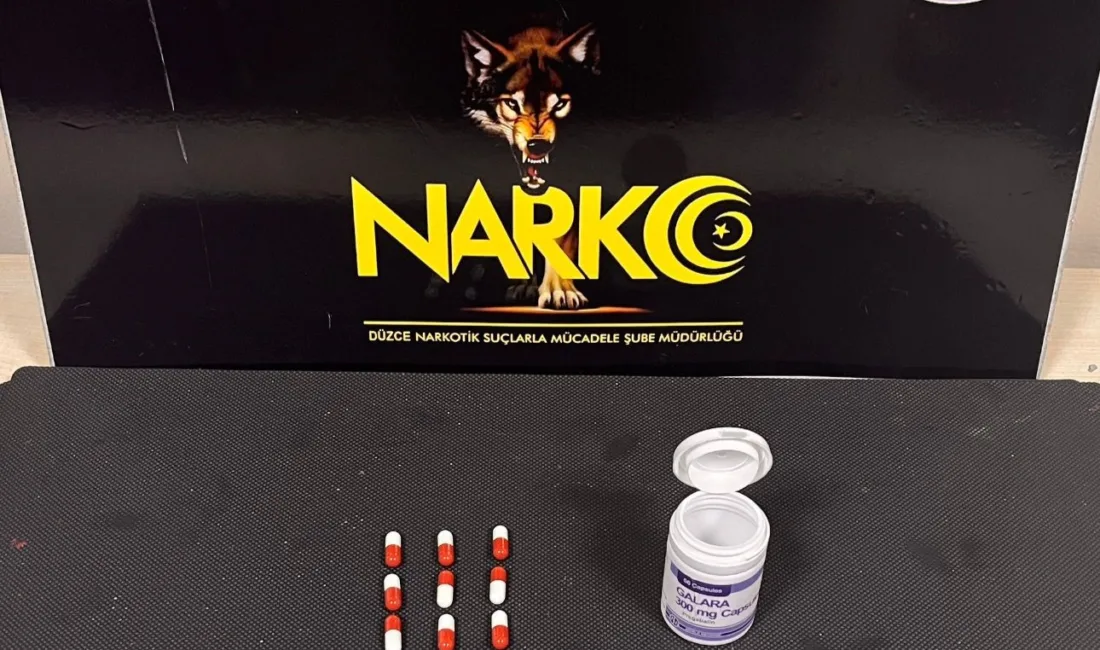 DÜZCE(İHA) – Düzce’de polis ekipleri tarafından yapılan çalışmada daha önceden