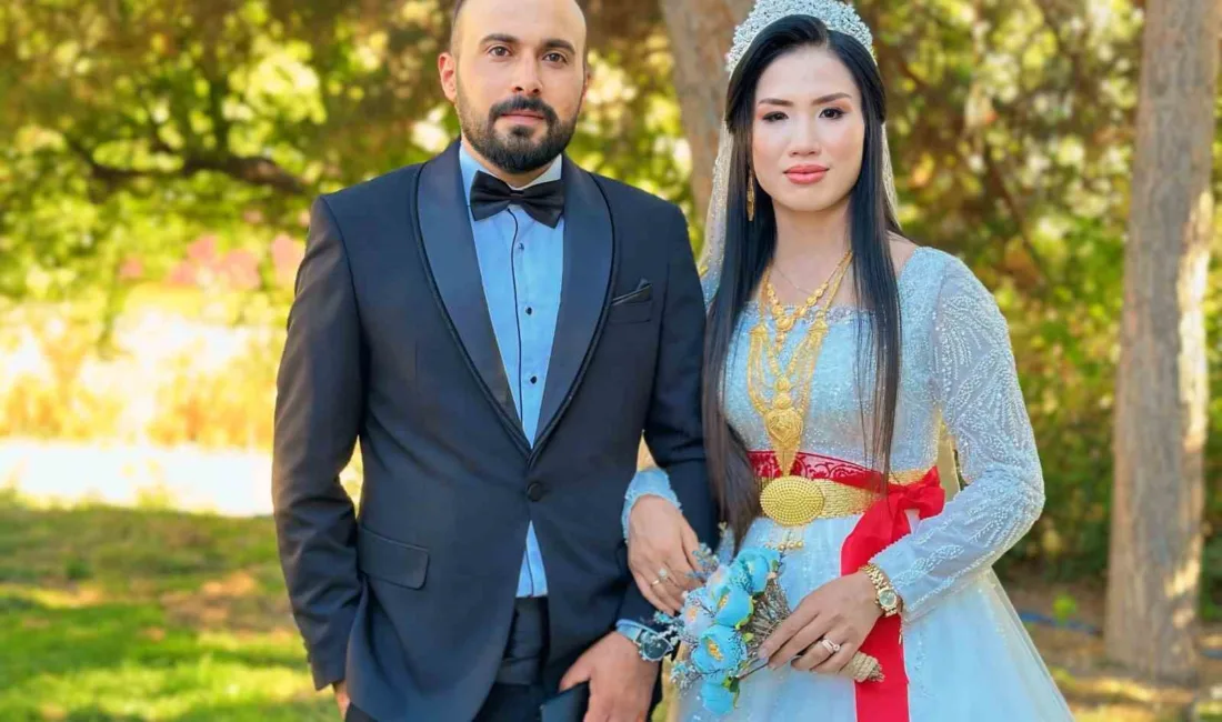 Hakkari’nin Yüksekova ilçesinde yaşayan Nedim Bilici ile Vietnamlı Thi Hoa