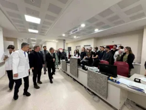 Erzincan Valisi Hamza Aydoğdu, Mengücek Gazi Eğitim ve Araştırma Hastanesini