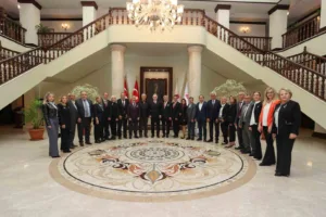 Bursa Valisi Erol Ayyıldız, 19 Ekim Muhtarlar Günü dolayısıyla muhtarlarla