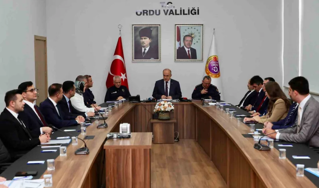 Ordu Valisi Muammer Erol, 2025 yılının ilk 9 ayında yürütülen