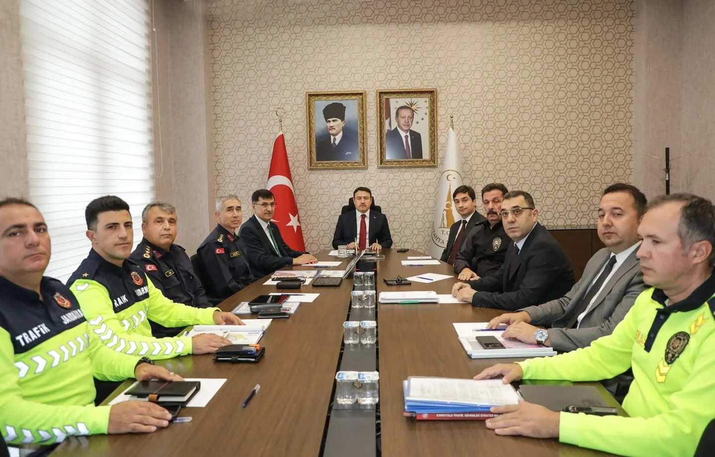 Kütahya Valisi Musa Işın, İçişleri Bakanı Ali Yerlikaya ile Ulaştırma