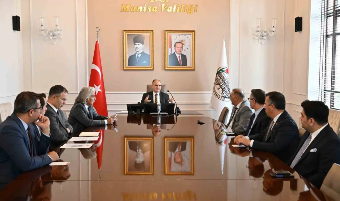 Manisa’daki kamu yatırımlarının ve hizmetlerin değerlendirilmesi amacıyla Vali Vahdettin Özkan