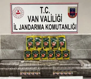 Van’ın Gürpınar ilçesinde jandarma ekipleri tarafından yapılan çalışmalar sonucu bin