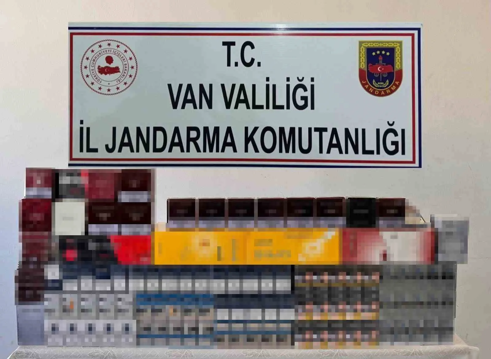 Van’ın Başkale ilçesinde jandarma ekipleri tarafından yapılan çalışmalar sonucu bin