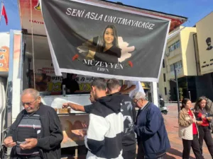 Kütahya’da vefat eden belediye personeli Müzeyyen Eren için Tavşanlı Belediyesi