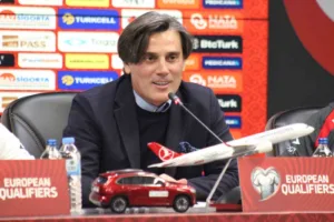 A Milli Futbol Takımı Teknik Direktörü Vincenzo Montella, Gürcistan maçı