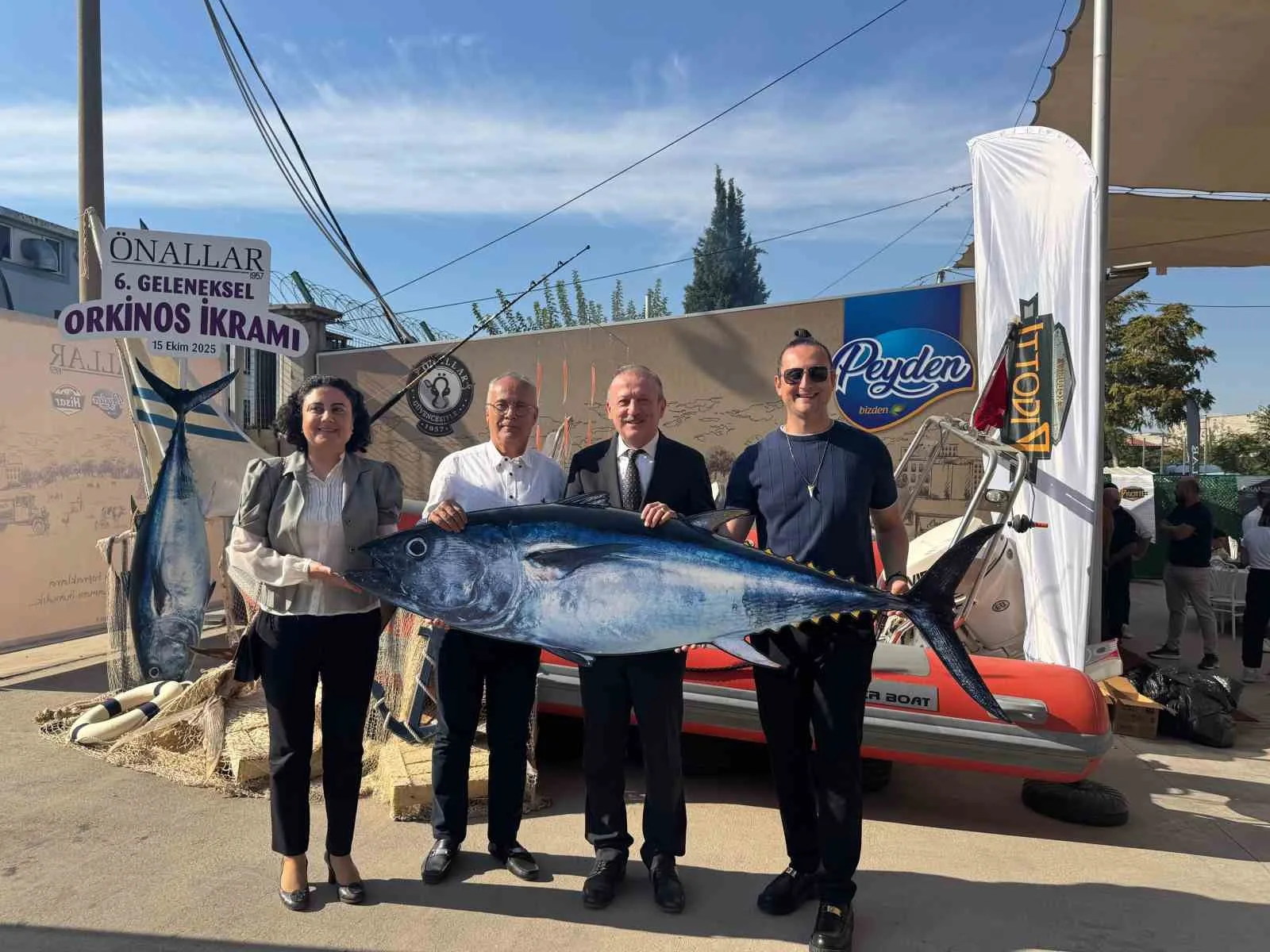 DENİZLİ (İHA) – Denizli’de 800 kiloluk dev bir orkinos balığı