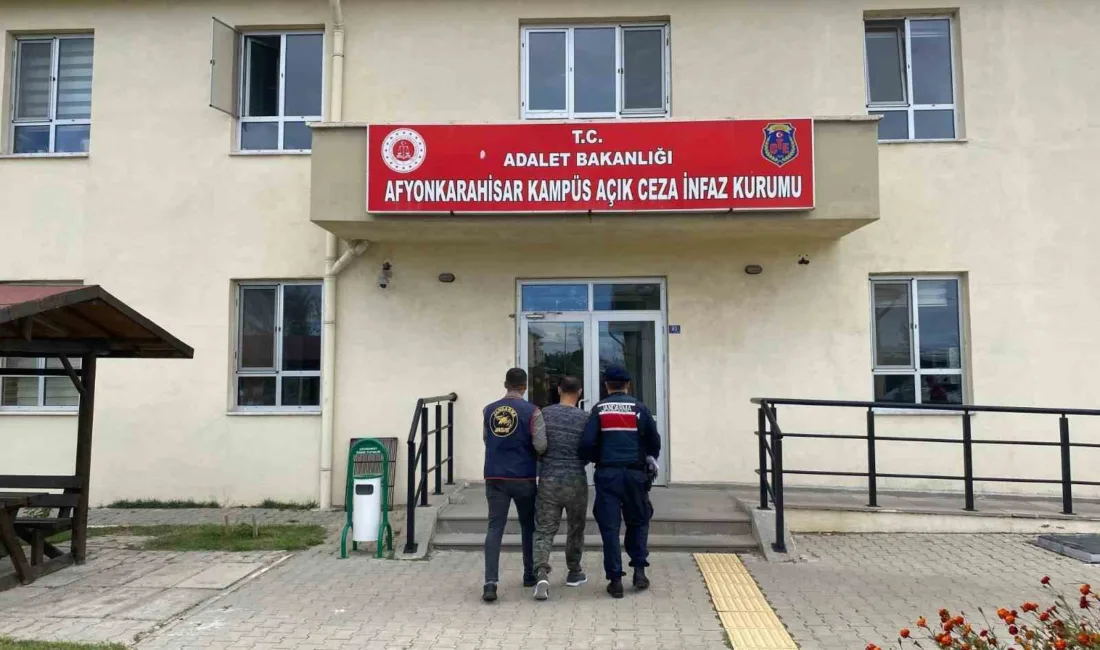Afyonkarahisar’da 47 yıl 11 ay 25 gün hapis cezasıyla aranan