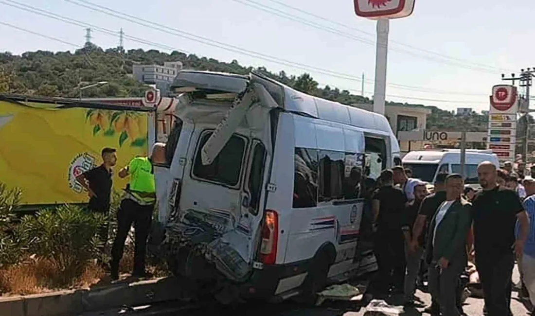 Milas-Bodrum karayolu Meşelik mevki akaryakıt istasyonu önünde Tuncer Işık yönetimindeki