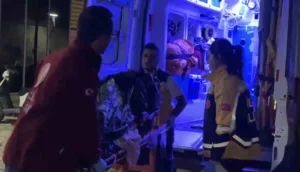 Muğla’nın Bodrum ilçesinde bir lojmanda doğum yapan yabancı uyruklu kadın,