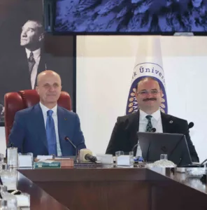 Yükseköğretim Kurulu (YÖK) Başkanı Prof. Dr. Erol Özvar, Atatürk Üniversitesinin