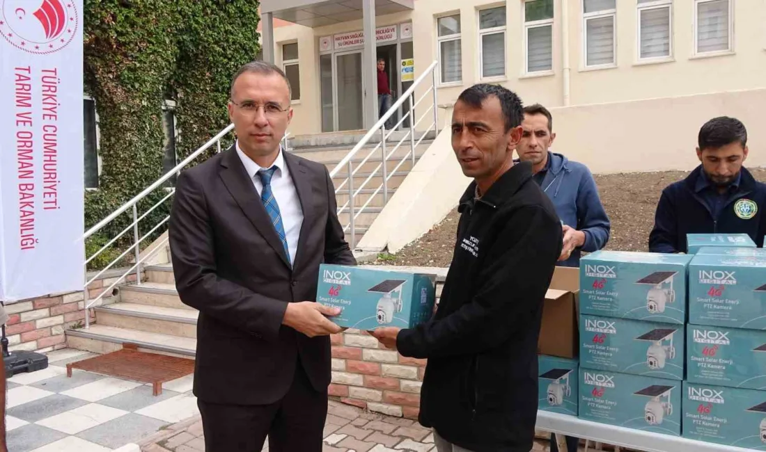 Yozgat’ta İl Tarım ve Orman Müdürlüğü tarafından 68 çiftçiye kamera