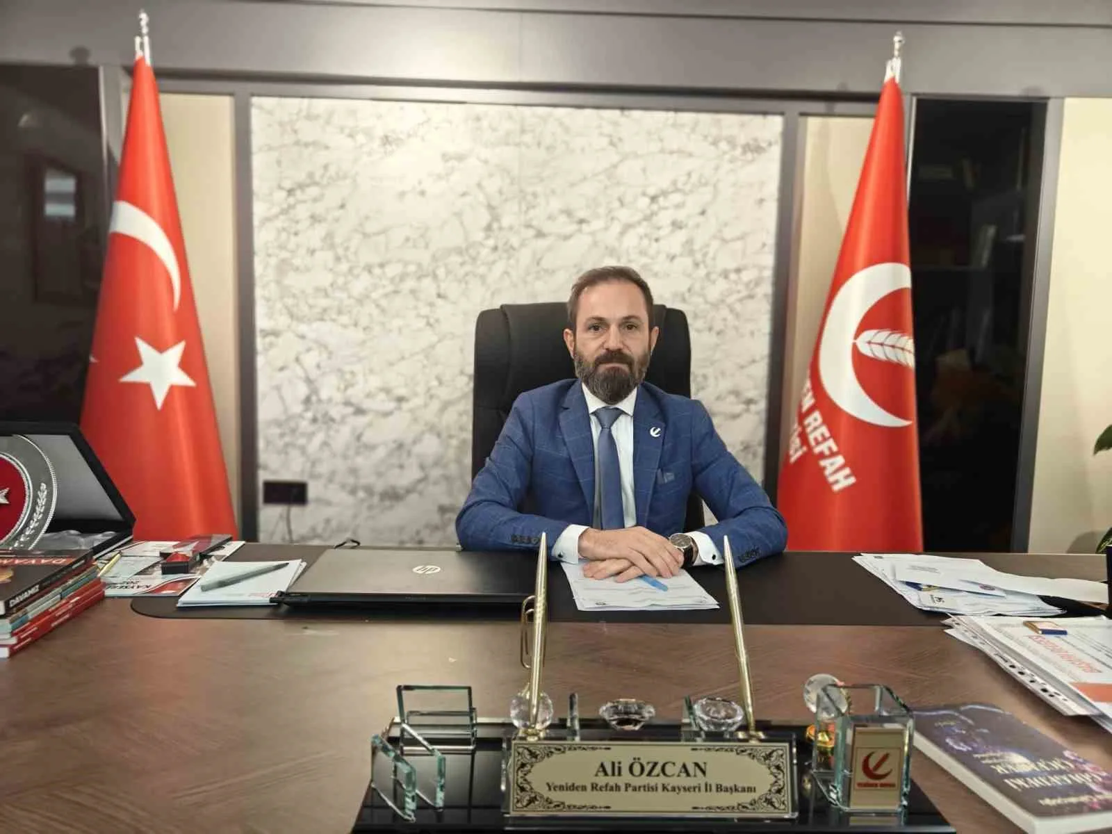 Yeniden Refah Partisi (YRP) Kayseri İl Başkanı Ali Özcan, Genel