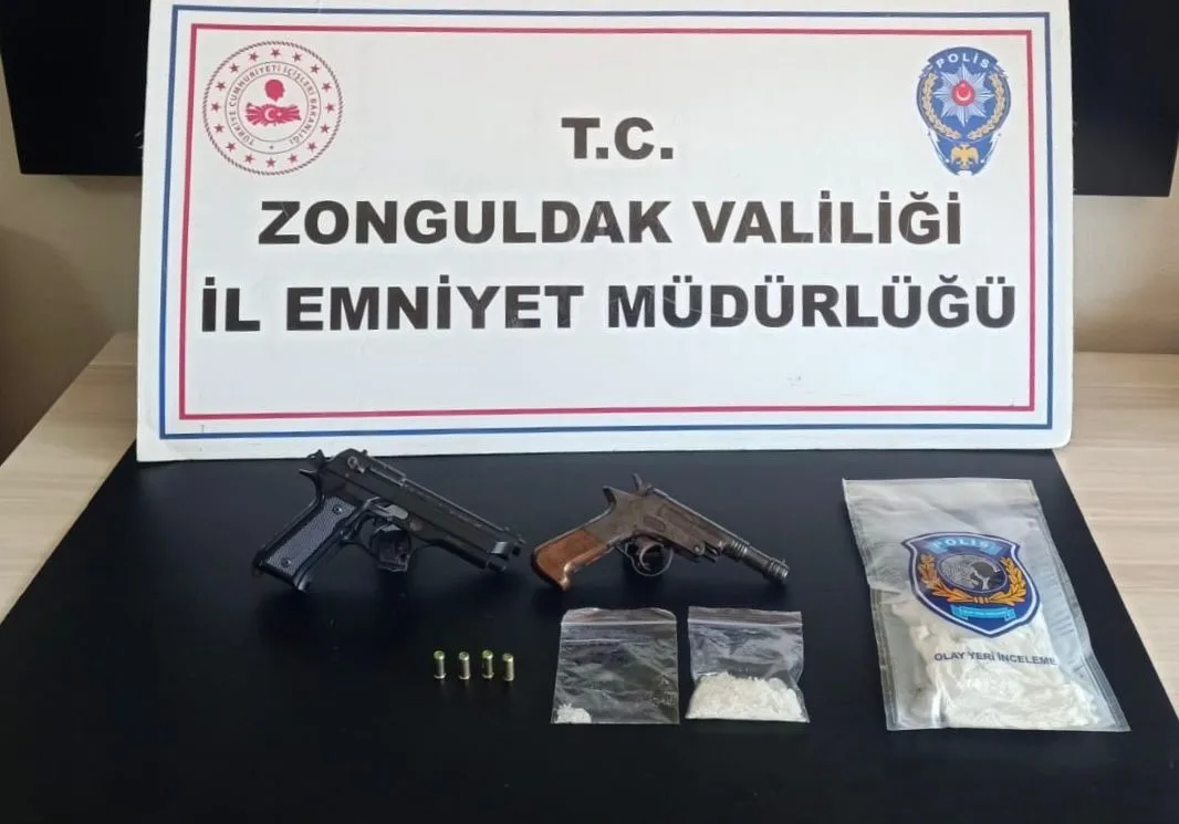 Zonguldak’ta uyuşturucu veya uyarıcı madde ticareti yapmak suçlamasıyla yakalanan şüpheli
