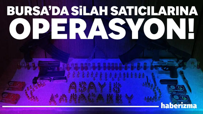 Karacabey ilçesinde ruhsatsız silah taşıyan ve satanlara yönelik operasyon düzenledi.